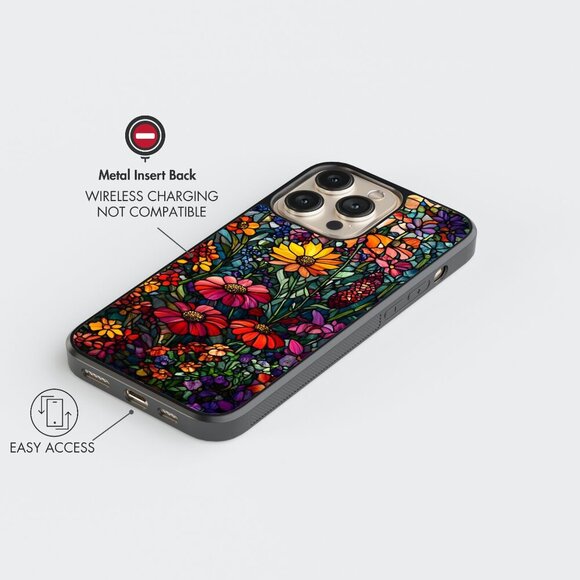 Floral Phone Cover – iPhone 16, 15 Pro, 14, Galaxy S25, S24, S24 Ultra, Pixel 9 - Picture 8 of 9